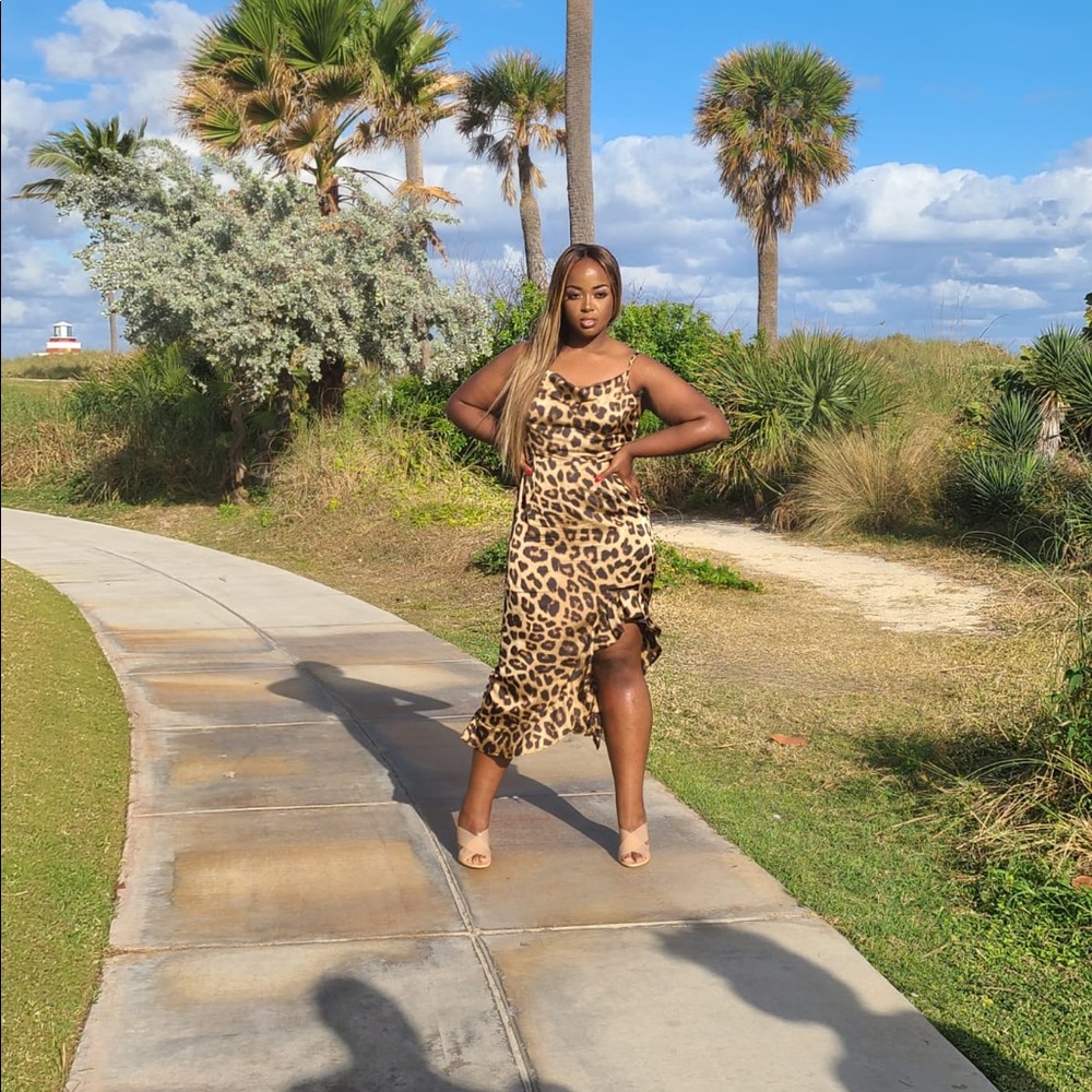 Leopard Ruffle Dress